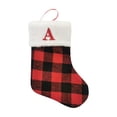 thumbnail image 3 of Xiwaer Christmas Socks Christmas Gift Bag Pendant Red And Black Letter Small Socks Christmas Decorations E, 3 of 10