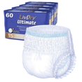 thumbnail image 1 of Ropa interior para incontinencia en adultos LivDry Ultimate L, paquete de 60, 1 of 9