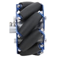 thumbnail image 3 of Macanum Wheel, Industrial Robot Accessories,  Friction 4in Macanum Wheel, With TPU Rubber Rollers Replacement For Robot DIY Industry, 3 of 8