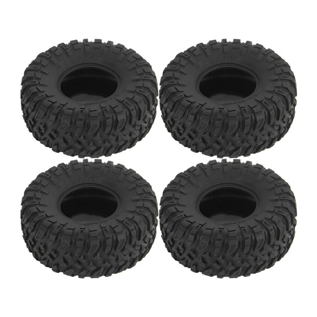 4 unids/set RC rues de orugas para SCX10 1/10 Escala de carreras RC coche Neumáticos de goma