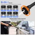 thumbnail image 2 of BN-LINK 6-in-1 Nozzle Electric Pressure Washer, Cordless Power Washer with Foam Cannon Attachment & 3 Speed Modes, Pressure Washer for Cars, Fences, Home, Patios, 2 of 6