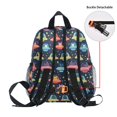 thumbnail image 5 of FORMRS Kids School Backpack with Front Zippered Pocket 12" Student Travel Daypack, Cartoon Space Cat, 5 of 6