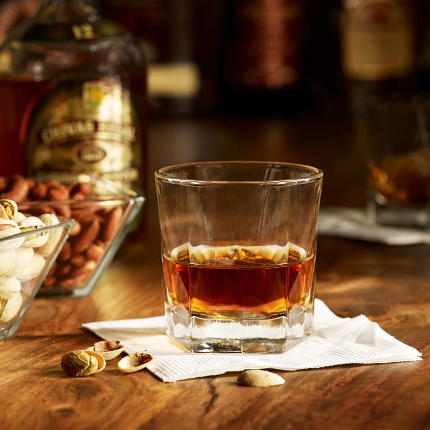 Libbey Craft Spirits Bourbon Rocks Glasses, Set of 12