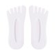 thumbnail image 1 of Medias de cinco , corte bajo, barco invisible, puntera dividida, para para hombres y mujeres blanco Zulema calcetín del dedo del pie, 1 of 8
