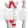 thumbnail image 3 of JSGEK Women Halter Neck Cutout 2 Piece Set Crop Top and Bottom with Garter Strap Lingerie for Intimate Evenings White XXXXXL, 3 of 9