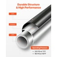 thumbnail image 2 of KFFKFF Compressed Air System, 200FT x 3/4", HDPE-Aluminum, Air Compressor Tubing Kit, Leak-Resistant & Simple Installation, Air Line Kit for Workshops Garages, Black, 2 of 9