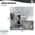 thumbnail image 4 of Stupell Industries Contemporary Still Waters Monochrome Abstraction Canvas Art, 17 x 17, by Susan Jill, 4 of 8