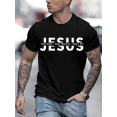 thumbnail image 5 of The way the truth the life Graphic Print T-Shirt For Men Casual Short Sleeve Tee 1 Pcs 100% Heavy Cotton - Comfortable Crew Neck, Soft Adorable Tees Tops, 5 of 6