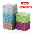 thumbnail image 1 of Cleaning Solutions 79148 Washcloths 12" x 12" Multi 60 Pack, 1 of 3