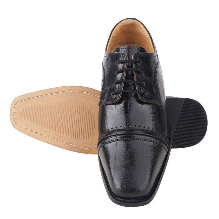 LIBERTYZENO Men Oxford Style Adult Dress Shoes Black 10.5  display picture 1