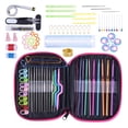 thumbnail image 1 of 100pcs/set Crochet Needle Metal Knitting Hook Kit Weaving Yarn Needle DIY Craft Knitting Tool, 1 of 8