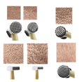 thumbnail image 4 of Texturing Metal Hammers Set 3 Pcs 6 Patterns Texture Hammer Jewelry Craft, 4 of 7