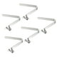 thumbnail image 1 of Uxcell 8.5x5.5mm Clips de resorte de botón hueco de bloqueo de pin único para tubo de carpa, paquete de 5, 1 of 6
