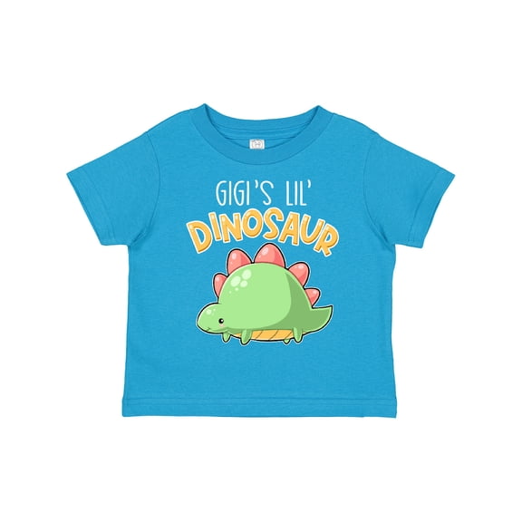 Inktastic Gigi's Lil' Dinosaur with Cute Stegosaurus Boys or Girls Toddler T-Shirt