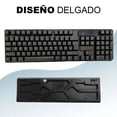 thumbnail image 3 of Kit Teclado Y Mouse Inalámbrico Color Negro Para Computadora Pc Diseño Ergonomico y silencioso, 3 of 6