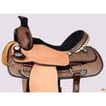 thumbnail image 2 of 15 In Western Horse Saddle American Leather Ranch Roping Cowboy Hilason, 2 of 8