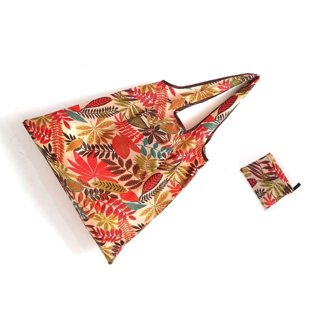 Sonducket Bolso de compras plegable portátil para hombre y mujer, bolsa de comestibles para acampar, senderismo, libro, almacenamiento de verduras y Bolsas de mensajero y de hombro Tipo 4 Sonducket AP012800-04