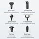 thumbnail image 2 of Pistola de fascia eléctrica Pistola de masaje portátil ajustable de 12 velocidades para aliviar la fatiga, 2 of 8