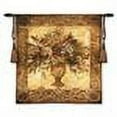 thumbnail image 2 of FineArtTapestries 2961-WH Tuscan Urn Sienna Wall Tapestry, 2 of 2