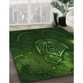 thumbnail image 2 of Ahgly Company Indoor Rectangle Patterned Night Black Area Rugs, 4' x 6', 2 of 6