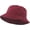 Burgundy, variant on Bucket Hat Boonie Basic Hunting Fishing Outdoor Summer Cap Unisex 100% Cotton 2 Sizes