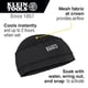 thumbnail image 2 of Gorro Revestimiento Refrescante Klein Tools 60181 Negro, 2 of 3