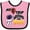 Pink and Black, variant on Inktastic My 1st Trip Around the Sun Boys or Girls Baby Bib