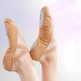 thumbnail image 4 of Zapatos de Ballet para mujer, zapatillas de Ballet para adultos y niños, suela suave, zapatos de entrenamiento de baile de lona profesionales para Ballet, 4 of 5