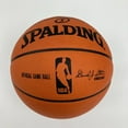 thumbnail image 6 of Dwyane Wade "Flash" Signed Spalding Official Game Basketball Upper Deck UDA COA, 6 of 7