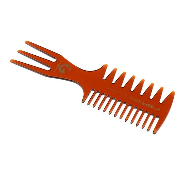 Cepillo para el cabello 3 en 1, duradero y versátil, para peinar el cabello. marrón