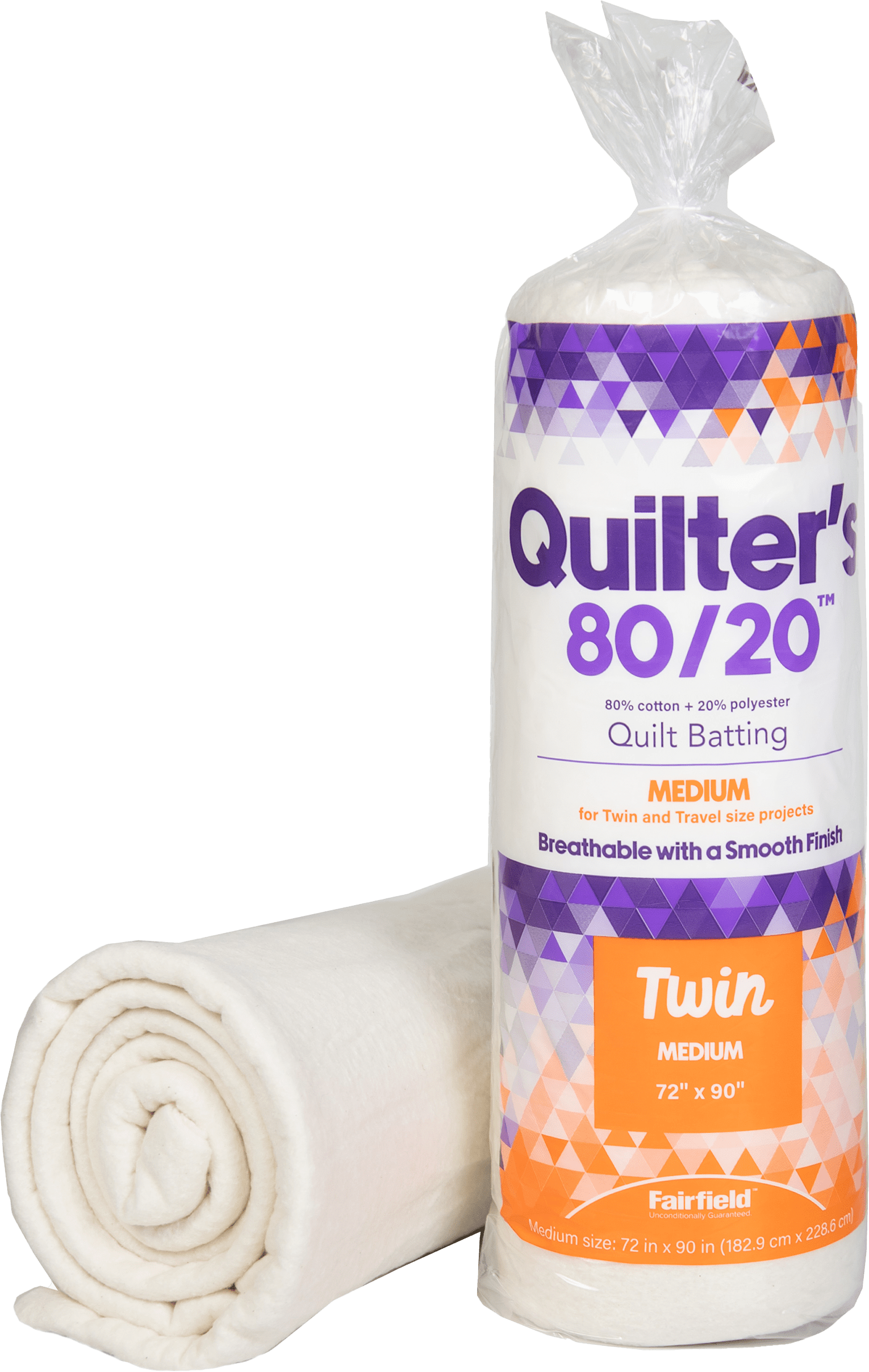 (2 pack) Quilters 80/20™ Batting by Fairfield™, 72" x 90"