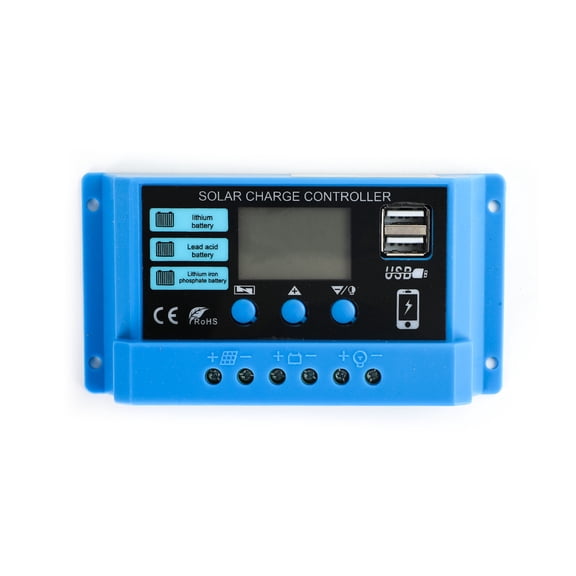 30A Solar Regulator Charge Controller PWM Type for Lifepo4 Lead Acid Gel Deep Cycle Battery Bank