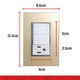 thumbnail image 5 of KIT DE 2 PLACAS Sanelec con 2 apagadores y 1 contacto, 5 of 6