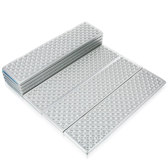 TABLZONE Grey Insulated Camping Mat Foam Sleeping Pad Lightweight Foldable Thermal Sleeping Pad for Outdoor Hiking