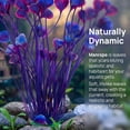 thumbnail image 4 of Deago 2 Pcs 15.7 Inch Large Aquarium Plants Artificial Plastic Fish Tank Plants Decoration Ornament for Fish, Purple, 4 of 8