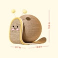thumbnail image 3 of Oodles Tan Smiley Snail Durable Sisal Cat Scratching Pad, One Size, 3 of 9