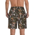thumbnail image 3 of Naloa Mushroom Garnish Men's Beach Shorts, Surfing shorts, Swim trunks, Quick Dry Swim Trunks for Surfing Beach Fun - 3X-Large, 3 of 9
