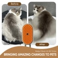 thumbnail image 4 of Pet Steam Groomer Brush, New 4 in 1 Cat Steam Brush for Massaging and Cleaning Shedding Pet Hair, Pet Steamy Brushes Multifunctional Hair Removal Comb for Cats Dogs, 4 of 6