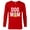 New Red, variant on Disney Pluto Dog Mom - Long Sleeve T-Shirt for Men - Customized-Athletic Heather