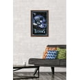 thumbnail image 2 of NFL Tennessee Titans - Neon Helmet 23 Wall Poster, 14.725" x 22.375" Framed, 2 of 5