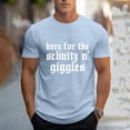 thumbnail image 5 of Razzly Men T Shirts Funny Print Graphic Tee Comfortable Short Sleeve Casual Summer Top for Daily Wear Outdoor Activities(Light Blue,2XL), 5 of 6