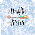 thumbnail image 4 of Inktastic Middle Sister- Dots and Arrow Girls Toddler T-Shirt, 4 of 5