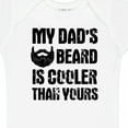 thumbnail image 4 of Inktastic My Dad's Beard is Cooler Than Yours Boys Baby Bodysuit, 4 of 5