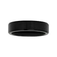 thumbnail image 3 of Mens Black IP Cobalt Satin Finish Wedding Band - Mens Ring, 3 of 4