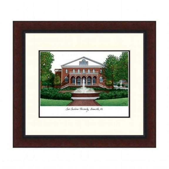 Campusimages NC995LR East Carolina Legacy Alumnus Framed Lithograph