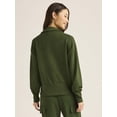 thumbnail image 3 of Scoop Women’s & Women's Plus Ultimate ScubaKnit Half Zip Sweatshirt, Sizes XS-4X, 3 of 4