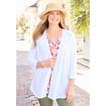 thumbnail image 2 of Catherines Women's Plus Size Eyelet Cardigan & Knit Tank Duet, 2 of 4