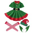 thumbnail image 2 of Disfraz de navideño Fernando para Niña 110cm con Cinturón, 2 of 8