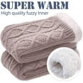 thumbnail image 6 of Womens Slipper Socks Winter Warm Fleece Lined Socks Cozy Soft Thick Fuzzy Non Slip Indoor Christmas Socks, 6 of 6