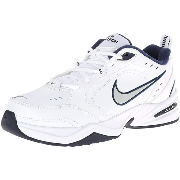 Nike Air Monarch IV Men's Extra Wide Width 4E Shoes White/Metallic Silver 416355-102 (8 4E US)